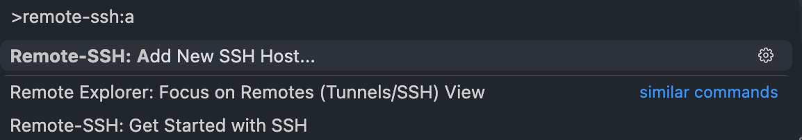 Ajouter un nouvel hôte SSH