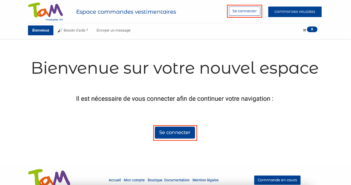 Réception du mail d'invitation